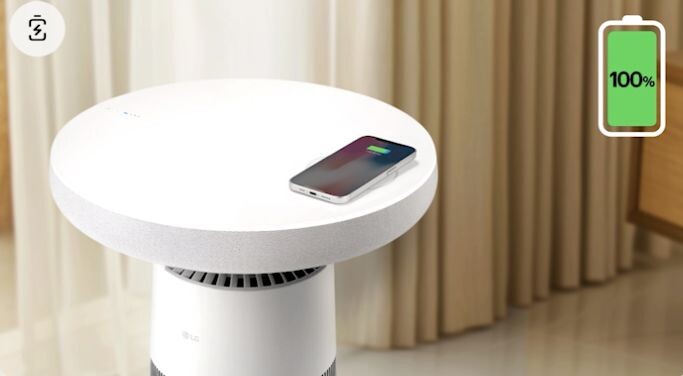 Tính năng sạc không dây cho phép bạn nhanh chóng sạc điện thoại