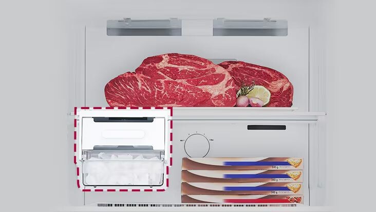 Hệ thống làm đá được trang bị có thể di động