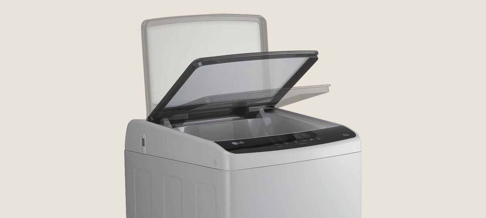 Phần cửa được làm bằng chất liệu chống trầy xước