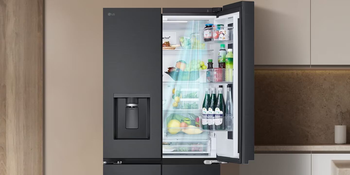 DoorCooling+™ là công nghệ tiên tiến cung cấp hơi lạnh từ cửa tủ