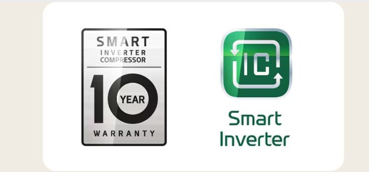 LG T26BG được trang bị động cơ LG Smart Inverter Compressor™