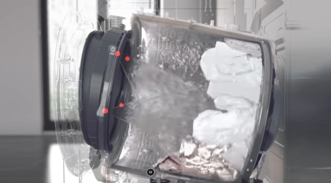 TurboWash™360° là công nghệ giặt nhanh sử dụng vòi phun mạnh mẽ