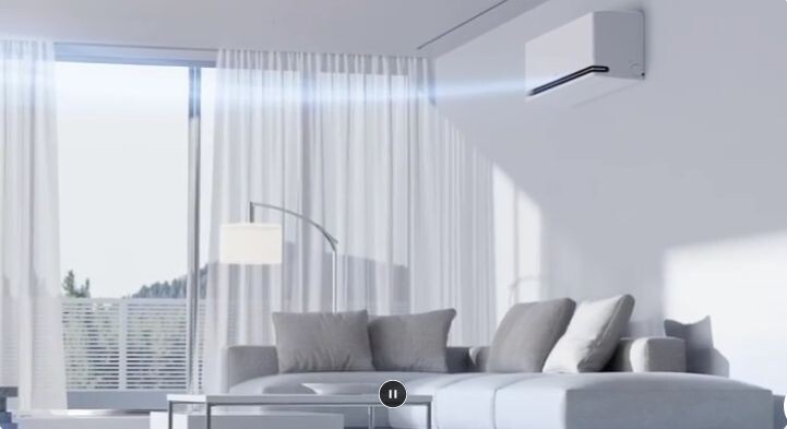 Chế độ Làn gió êm dịu thổi luồng khí lạnh gián tiếp