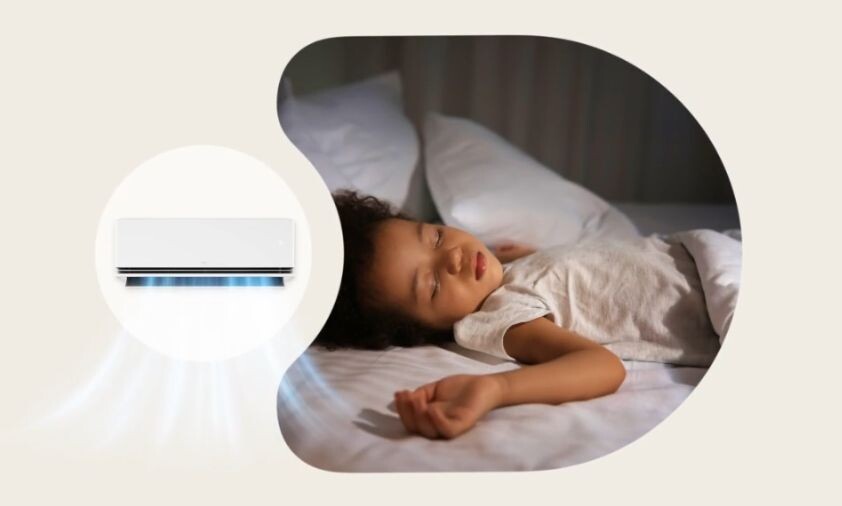 Chế độ Sleep Timer+ điều chỉnh nhiệt độ và thời gian tự động để phù hợp với từng giai đoạn giấc ngủ