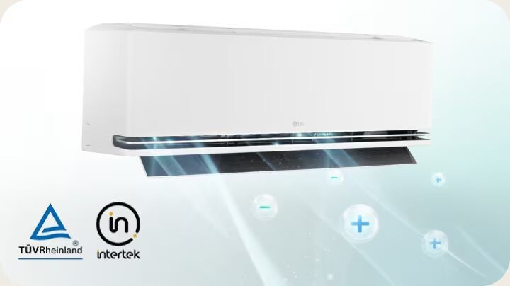 Công nghệ Plasmaster Ionizer sử dụng ion để loại bỏ hiệu quả 99.99% vi khuẩn