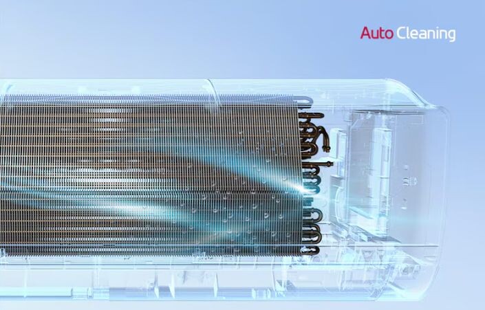 Công nghệ làm sạch dàn lạnh Auto Cleaning