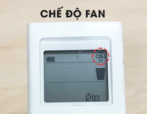 Hướng dẫn cách sử dụng chế độ Fan của điều hòa