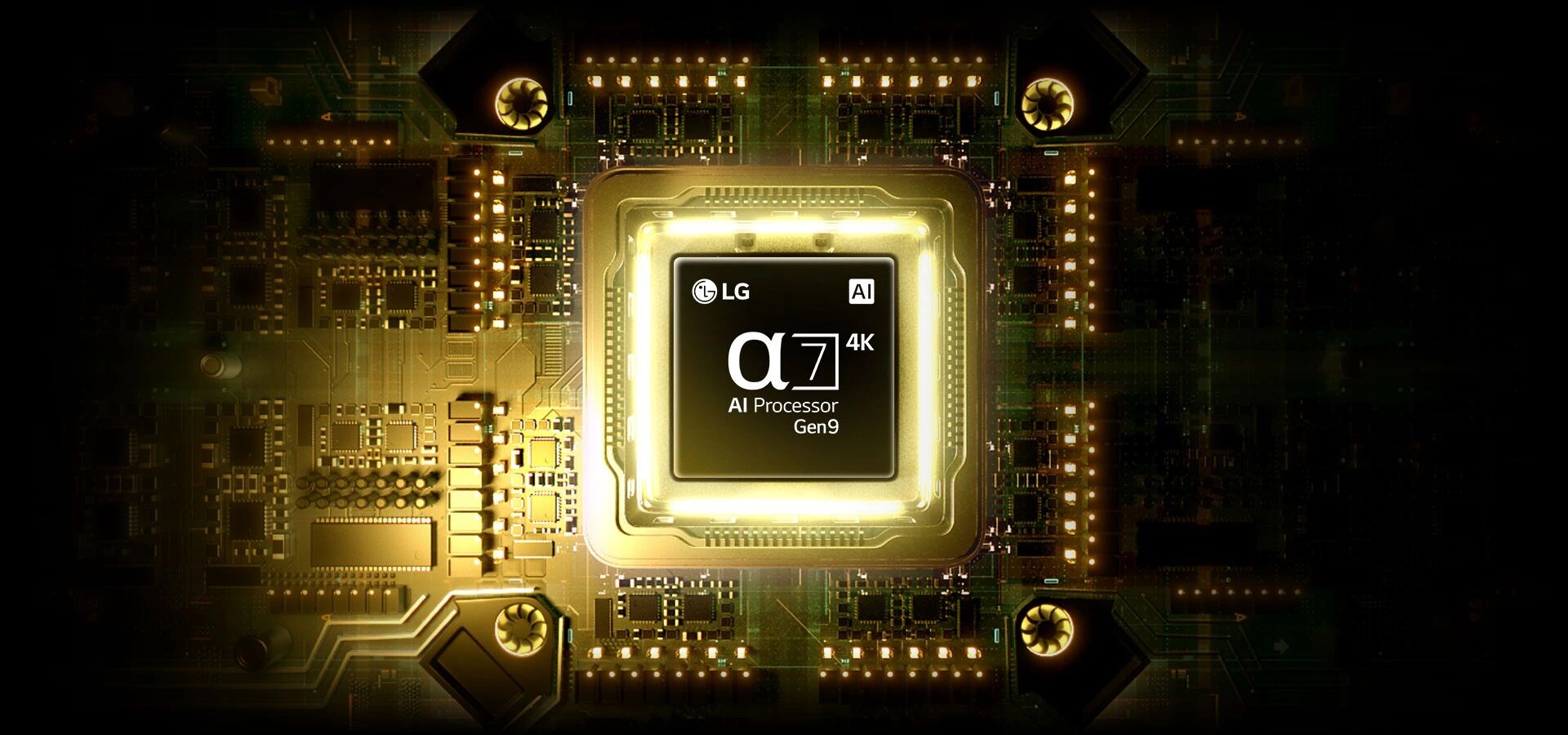 Bộ xử lý AI alpha 7 4K Gen 9 nâng cấp hình ảnh chuẩn 4K 