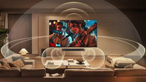 Công nghệ WOW Orchestra đồng bộ giữa tivi TV LG và Soundbar