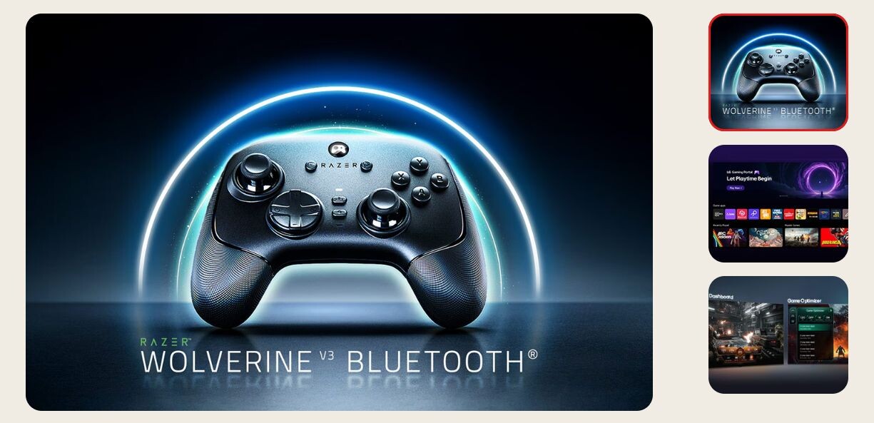 Trang bị tay cầm Bluetooth Ultra Low Latency