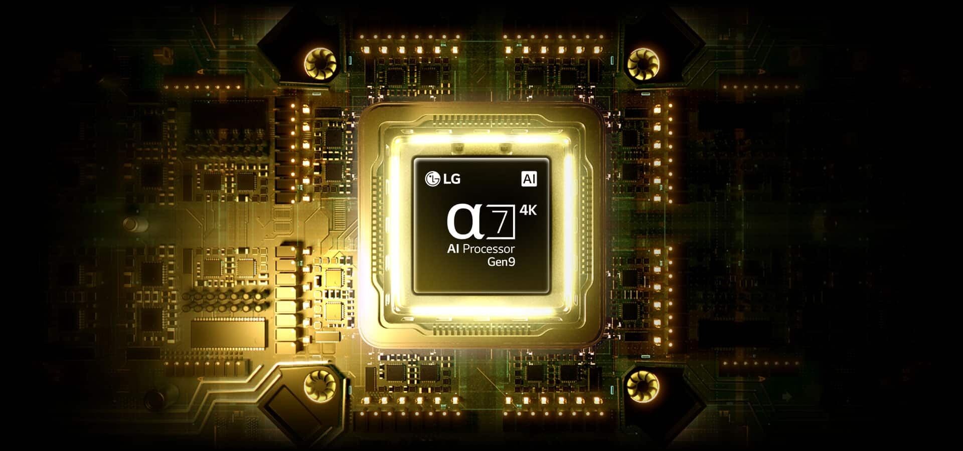 Bộ xử lý AI alpha 7 4K Gen 9 nâng cấp hình ảnh lên chuẩn 4K