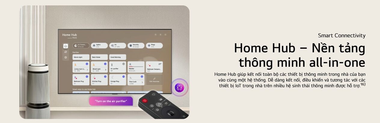 Home Hub là trung tâm điều khiển thông minh trong ngôi nhà