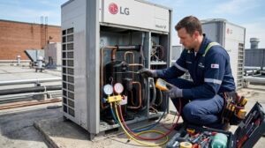 Lỗi CH62 điều hoà LG do máy nén quá tải hoặc hỏng