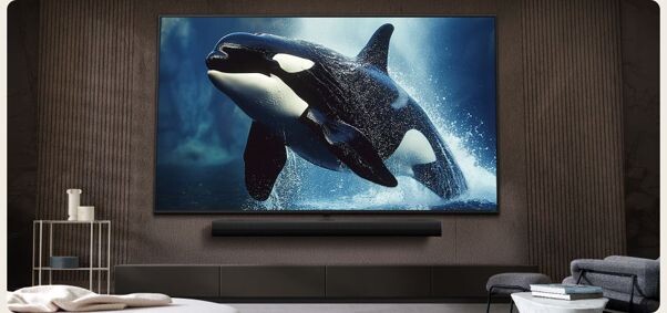 LG 50UA8055PSA sở hữu thiết kế tối giản nhưng vẫn sang trọng 