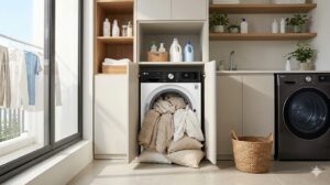 Máy giặt LG 11kg giặt sạch chăn ga đệm cỡ lớn hiệu quả cao