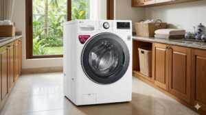 Máy giặt LG 15kg F2515SNTG AI DD Inverter cửa ngang dung tích siêu lớn