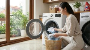 Hướng dẫn sử dụng máy giặt LG cửa ngang cơ bản cho người mới