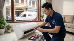 Dịch vụ bảo hành điều hoà LG tại Hải Phòng với kỹ thuật viên chính hãng đến tận nhà