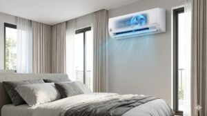 Điều hoà LG DUALCOOL Premium 12000 BTU với đèn UVnano xanh