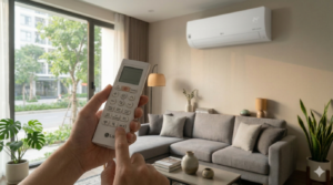 Bật wifi trên dàn lạnh LG để kết nối với app ThinQ — bước quan trọng nhất