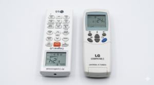 So sánh remote điều hoà LG chính hãng và remote đa năng For LG AC