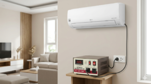 Lắp ổn áp cho điều hoà LG để khắc phục lỗi E0 điện áp không ổn định