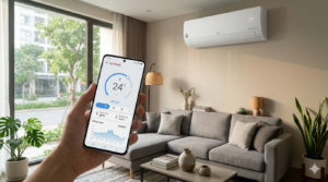 App LG ThinQ điều khiển điều hoà LG từ xa bằng điện thoại thông minh
