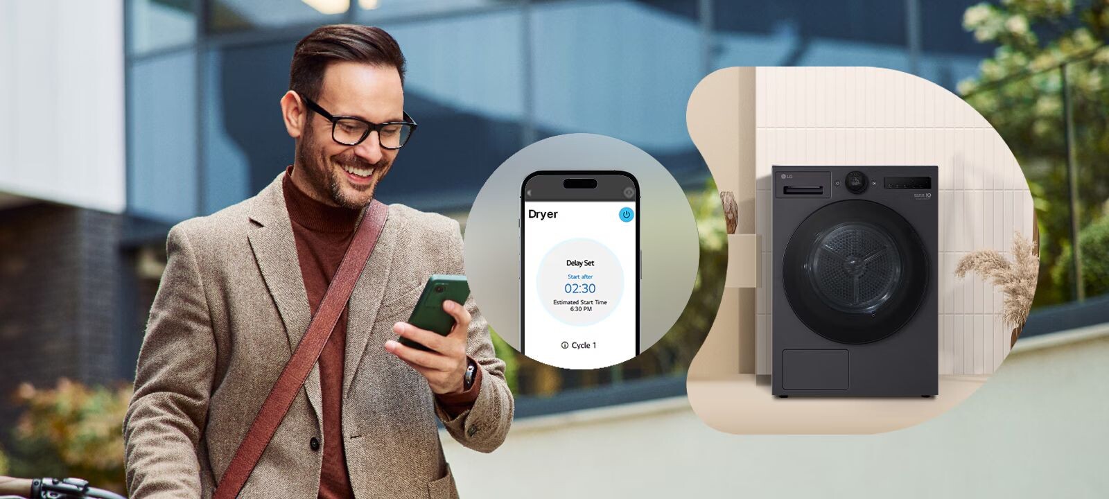Chức năng điều khiển từ xa tiện lợi thông qua ứng dụng LG ThinQ