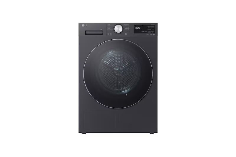 LG RX12VHP5G sở hữu kiểu dáng lồng ngang kết hợp sắc than ánh kim tinh tế