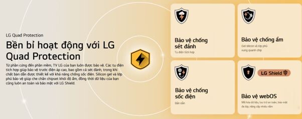 LG Quad Protection còn bảo vệ phần cứng cho tới phần mềm