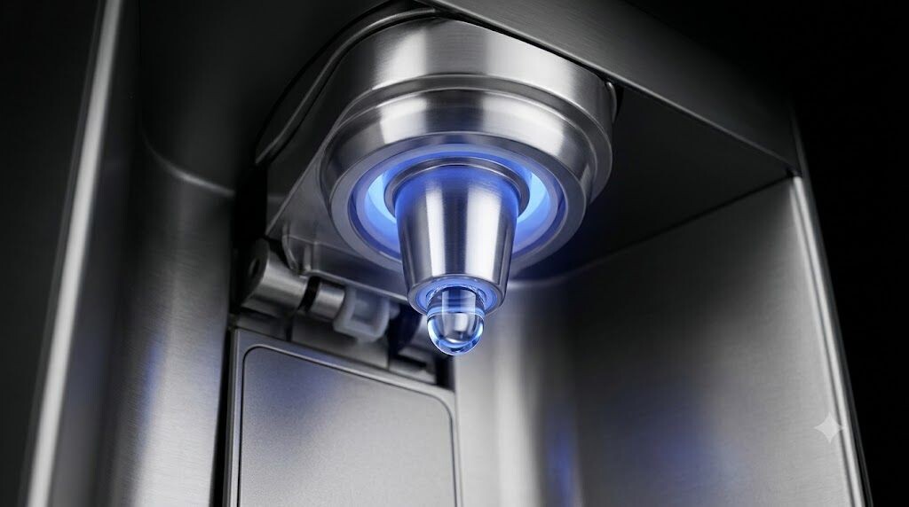 Công nghệ UVnano diệt khuẩn vòi nước tủ lạnh LG