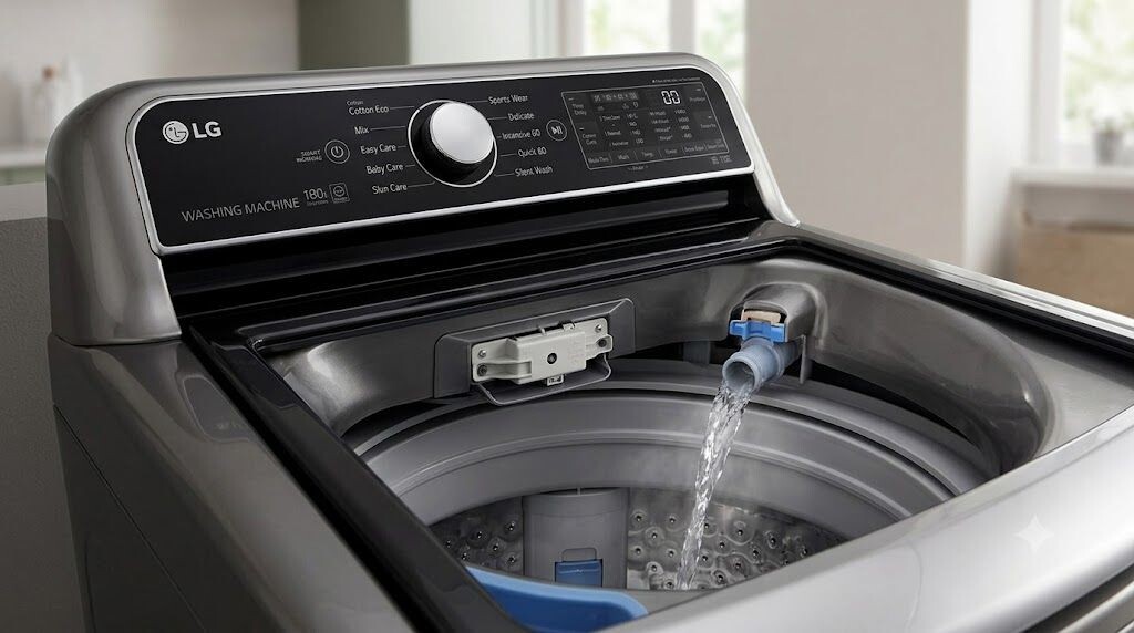 Cảm biến Fuzzy Logic tự động điều chỉnh mức nước trong máy giặt LG
