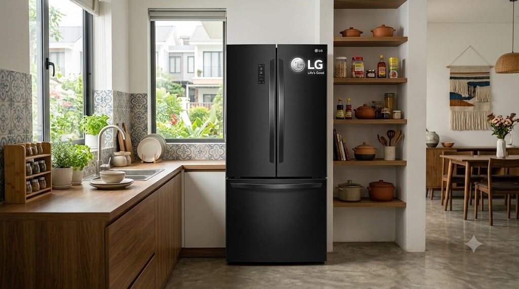Tủ lạnh LG 374-400 lít với ngăn đá dưới tiện lợi