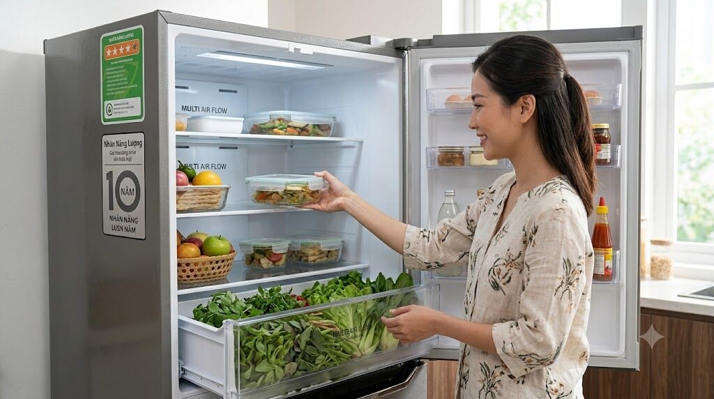 Tủ LG 2 Cánh Inverter Khác Tủ Thường Thế Nào