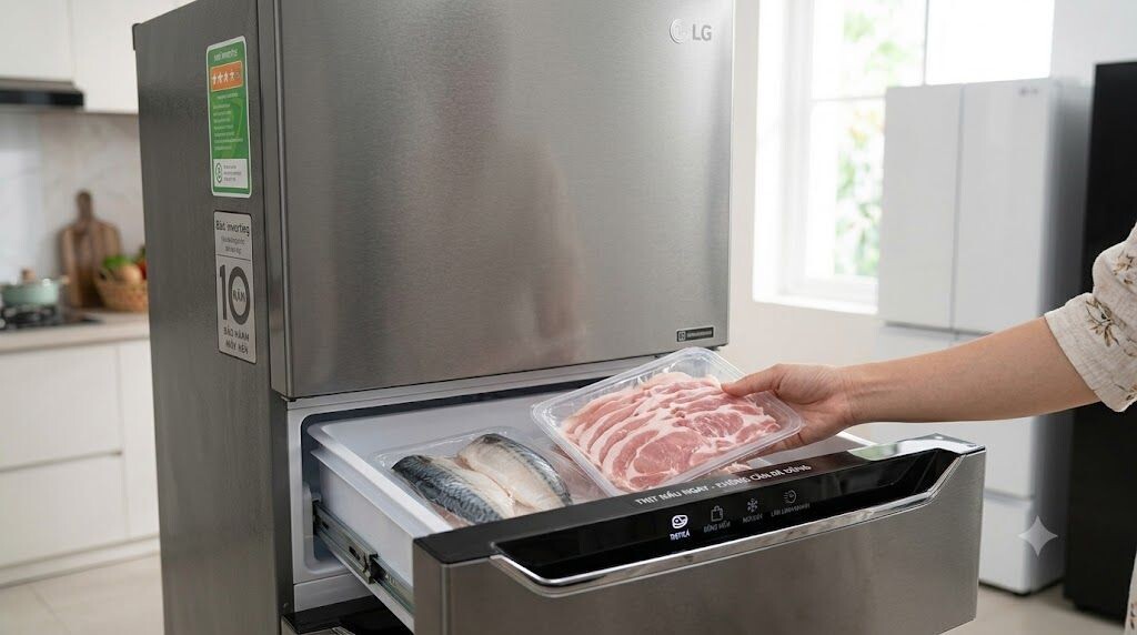 Tủ lạnh LG ngăn đông mềm