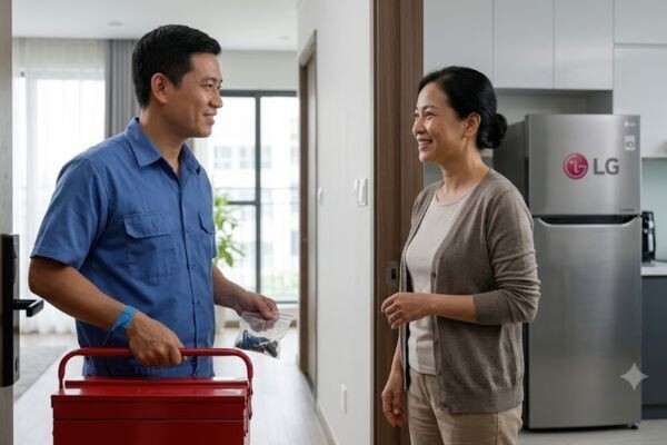 Bảo hành tủ lạnh lg