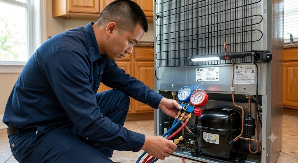 Thiếu Gas Hoặc Máy Nén Yếu Dần